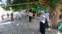 Patroli Rutin Polsek Batulayar Jaga Kondusifitas Wisata Senggigi