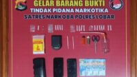 Kasus Narkoba Lintas Daerah Diungkap, Pelaku Positif Konsumsi Sabu