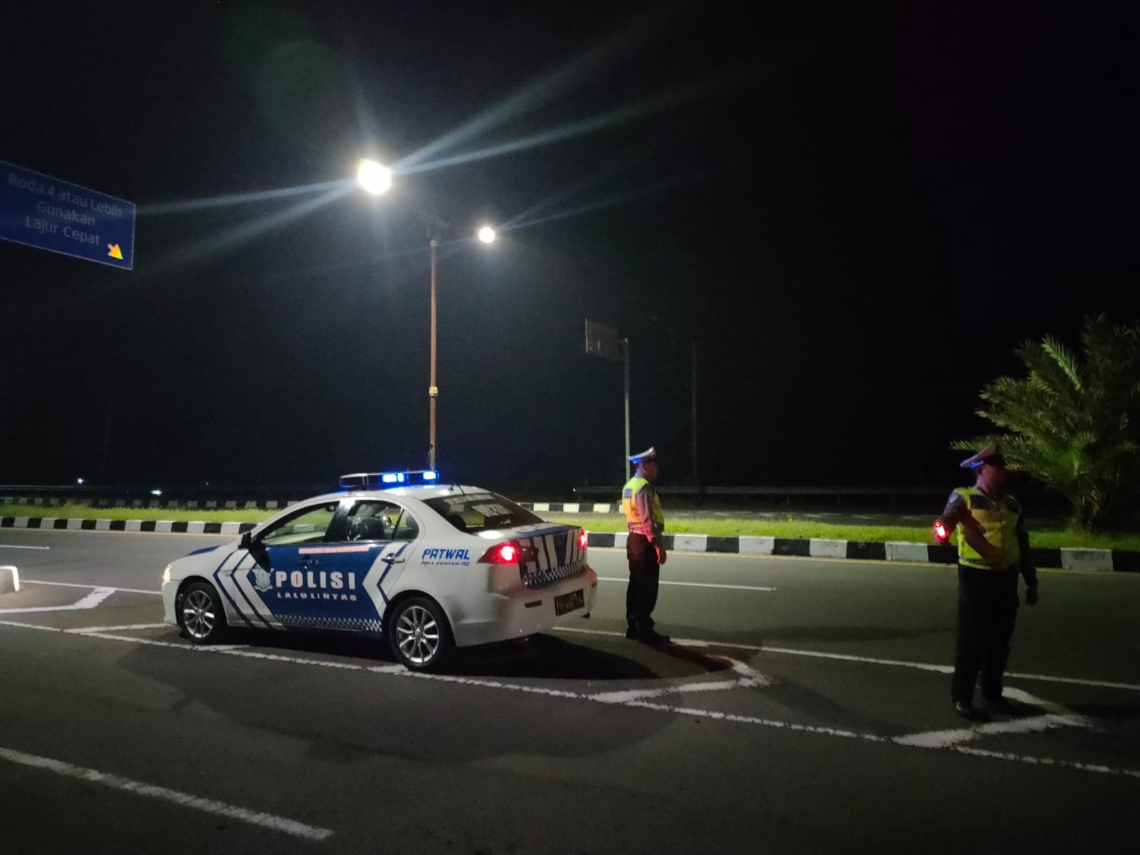 Satlantas Polres Lombok Barat Gencarkan Patroli Malam, Tekan Balap Liar dan Ciptakan Kamseltibcarlan