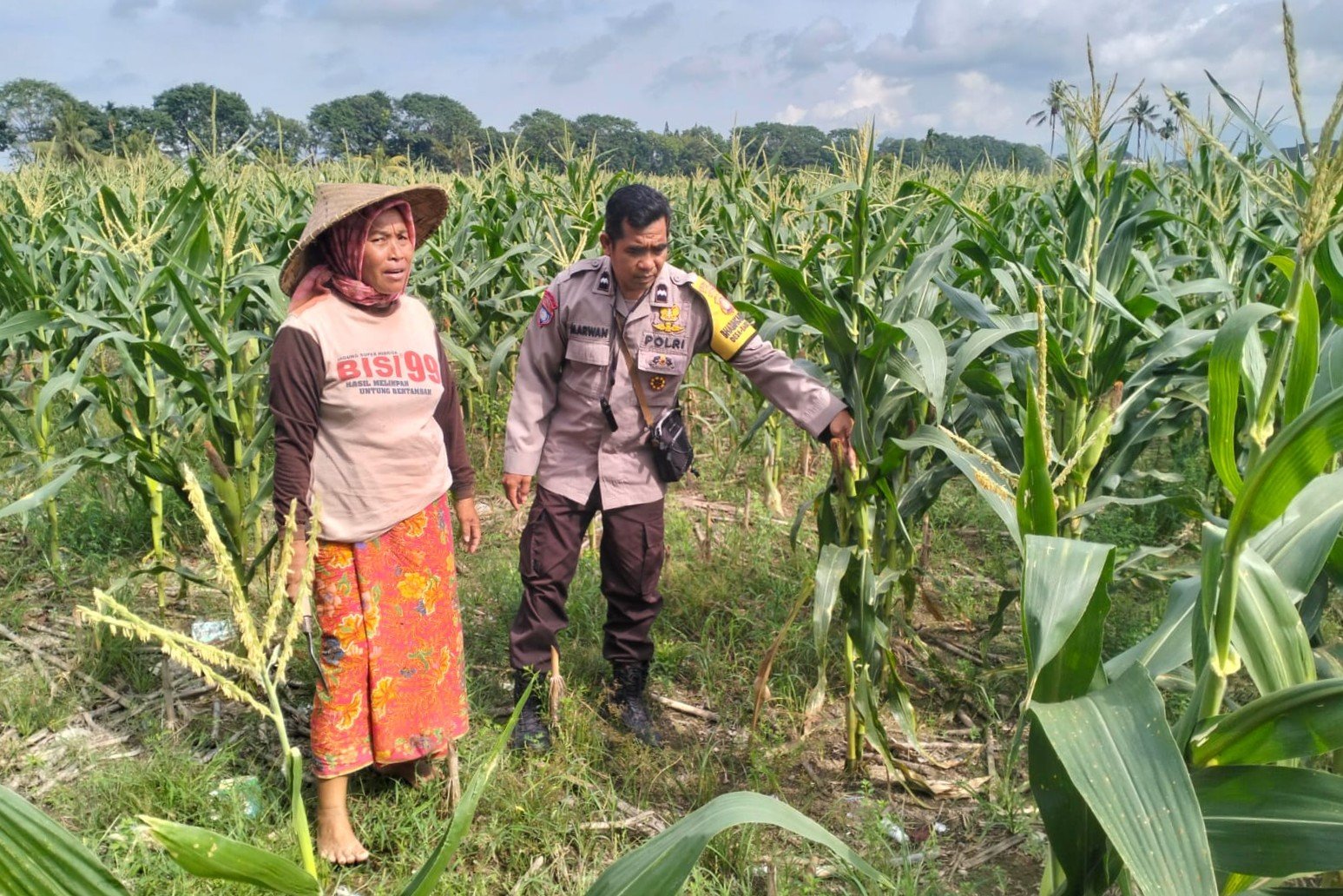 Polsek Labuapi Bangun Kesadaran Pangan Mandiri di Karang Kebon