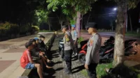 Polsek Gerung Jaga Malam, Wujudkan Rasa Aman Warga Lombok Barat