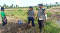 Sinergi Polri dan Petani Wujudkan Ketahanan Pangan di Karang Bongkot