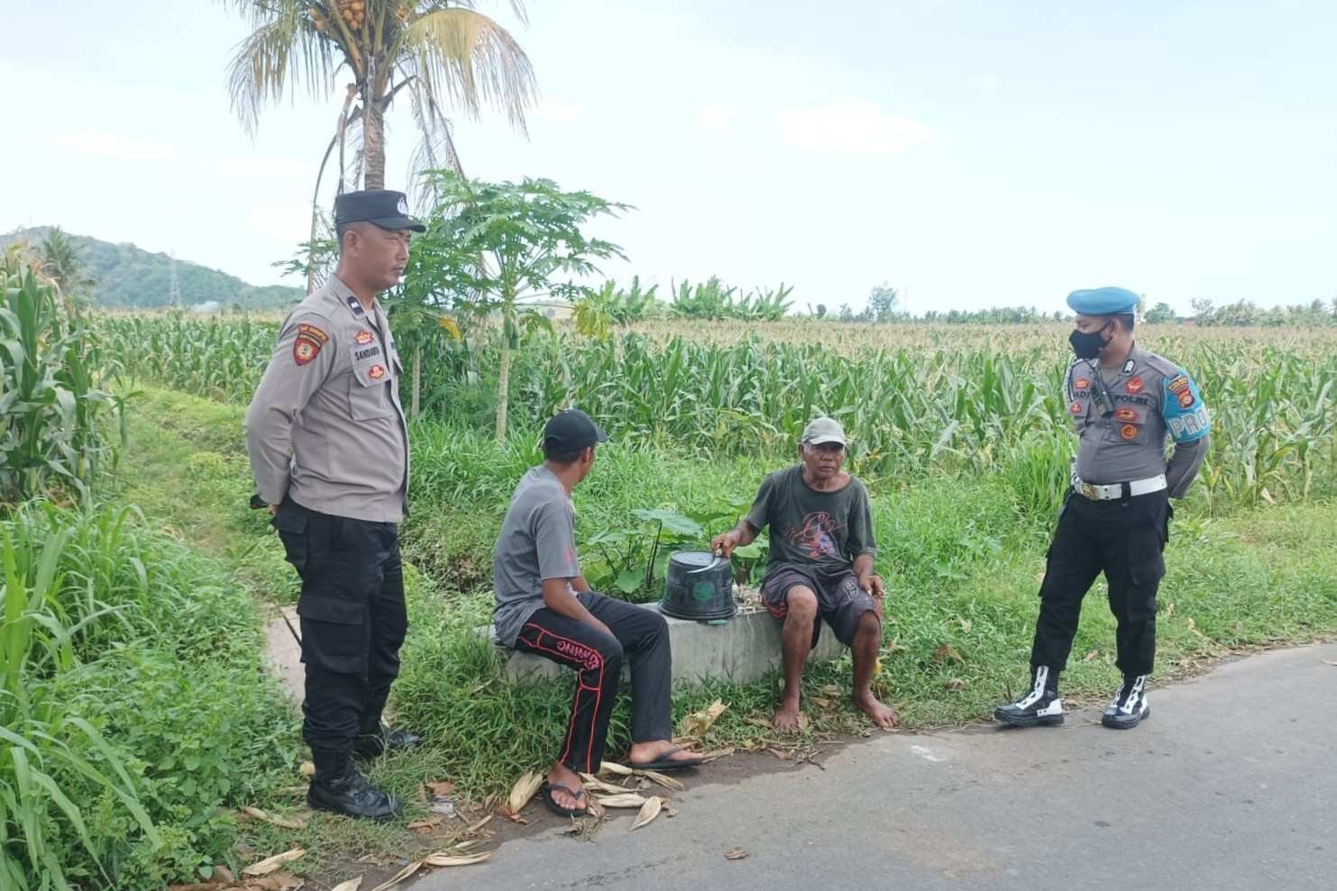 Polsek Lembar Gelar Patroli KRYD, Warga Dusun Broro Merasa Aman